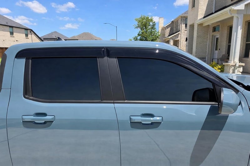 Optimal Co 2022-2026 Tape-On Rain Guards for Ford Maverick Side Window Visor Deflectors XL XLT Lariat 2023 2024 2025 - Image 2